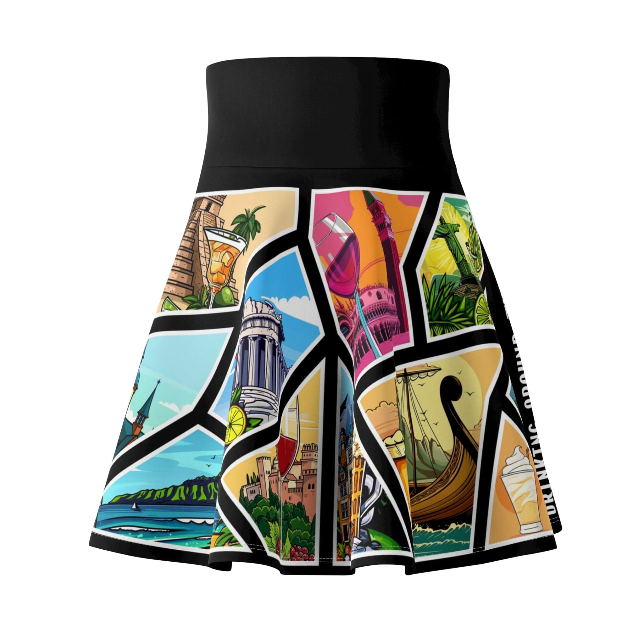 Global Gallivant Skirt: Drink Your Way Around