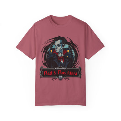 Master Gracey's Haunted B&B Tee: Over 999 5-Star Hauntings!