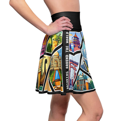 Mockup Side Festival Flair Skirt | Booze Buddies