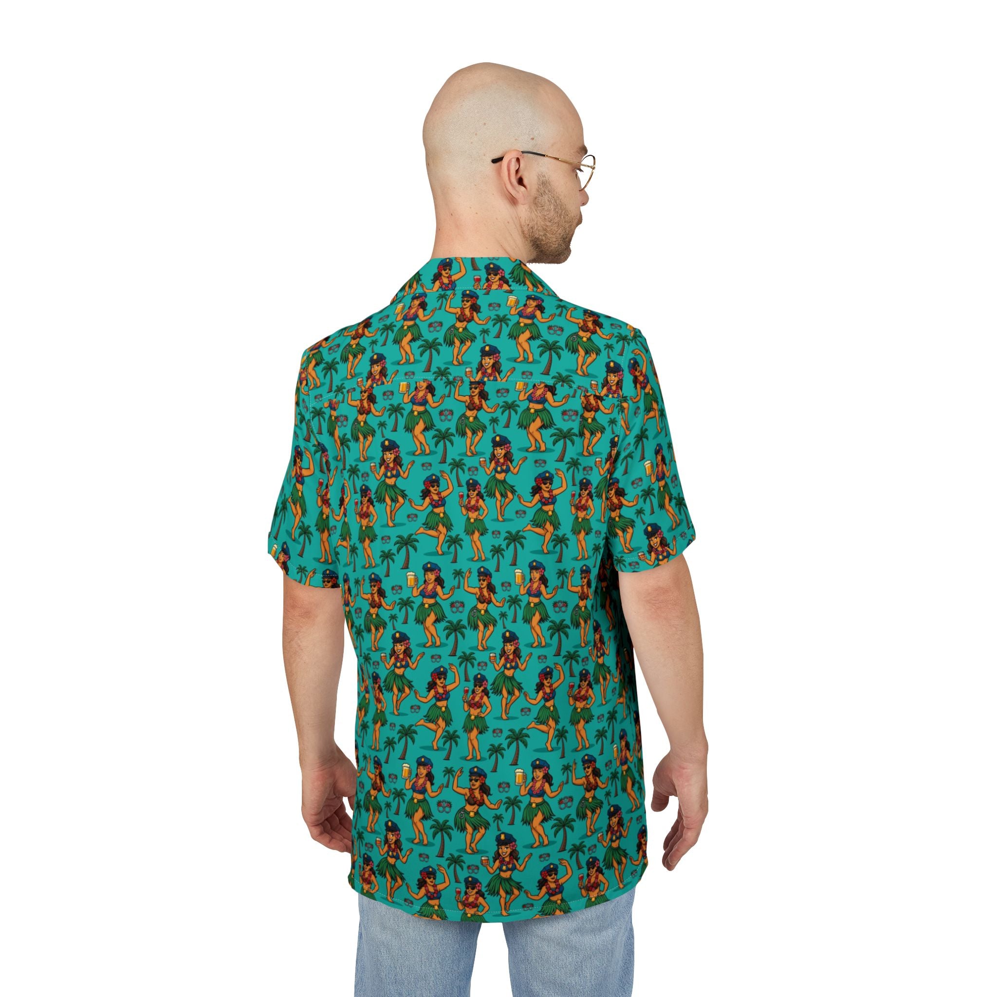 Rebel Cop Luau Top