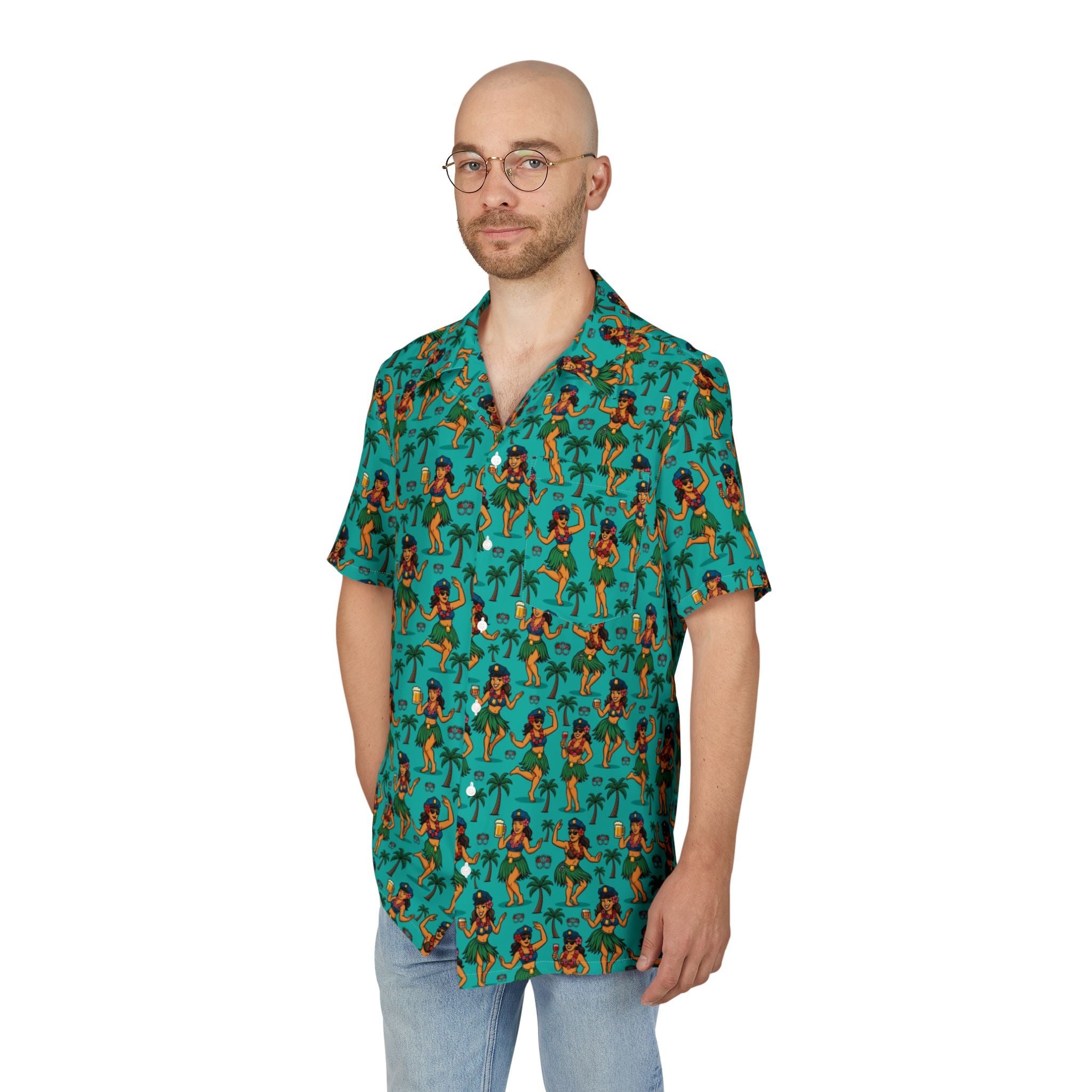 Rebel Cop Luau Top