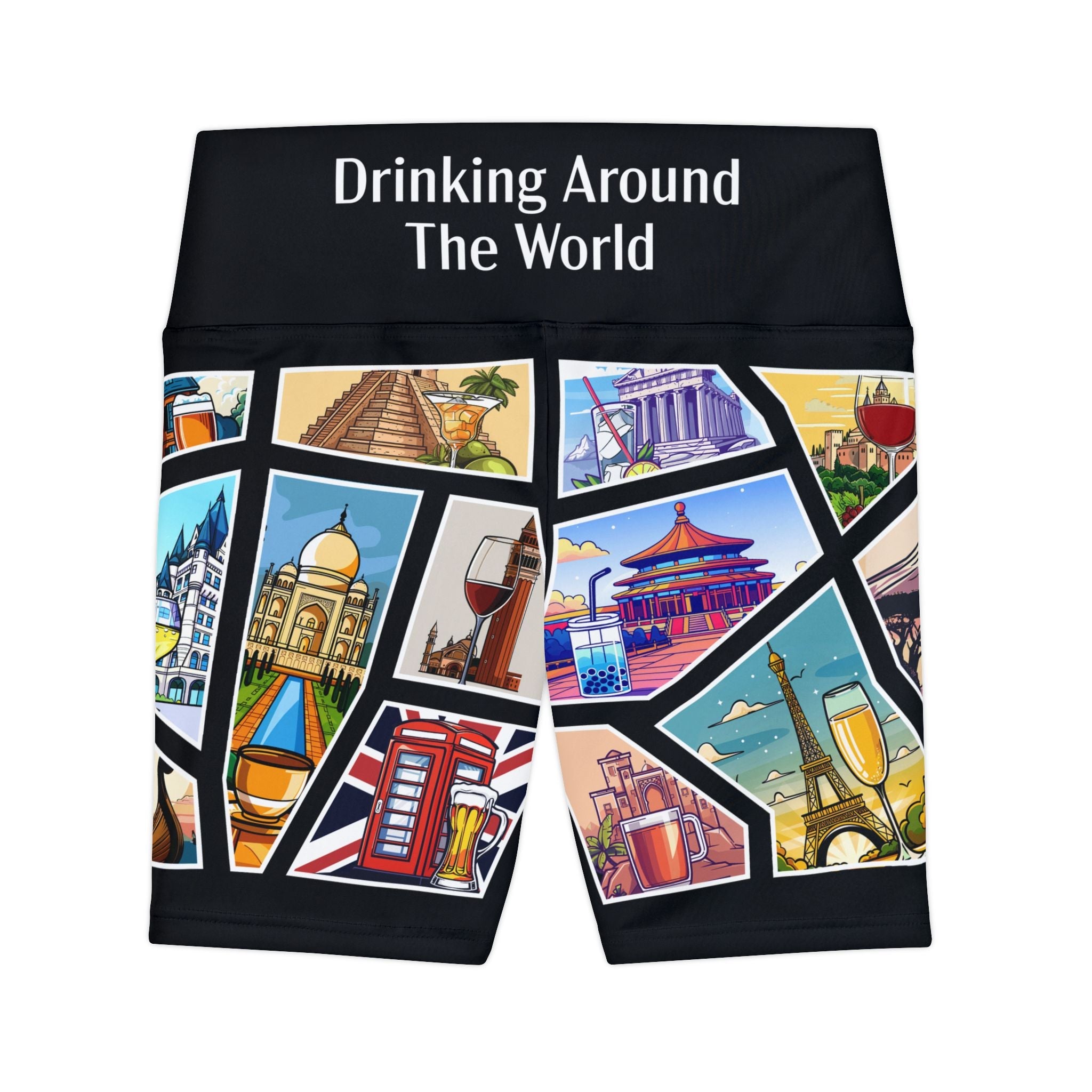 Boozy World Tour Shorts - Booze Buddies