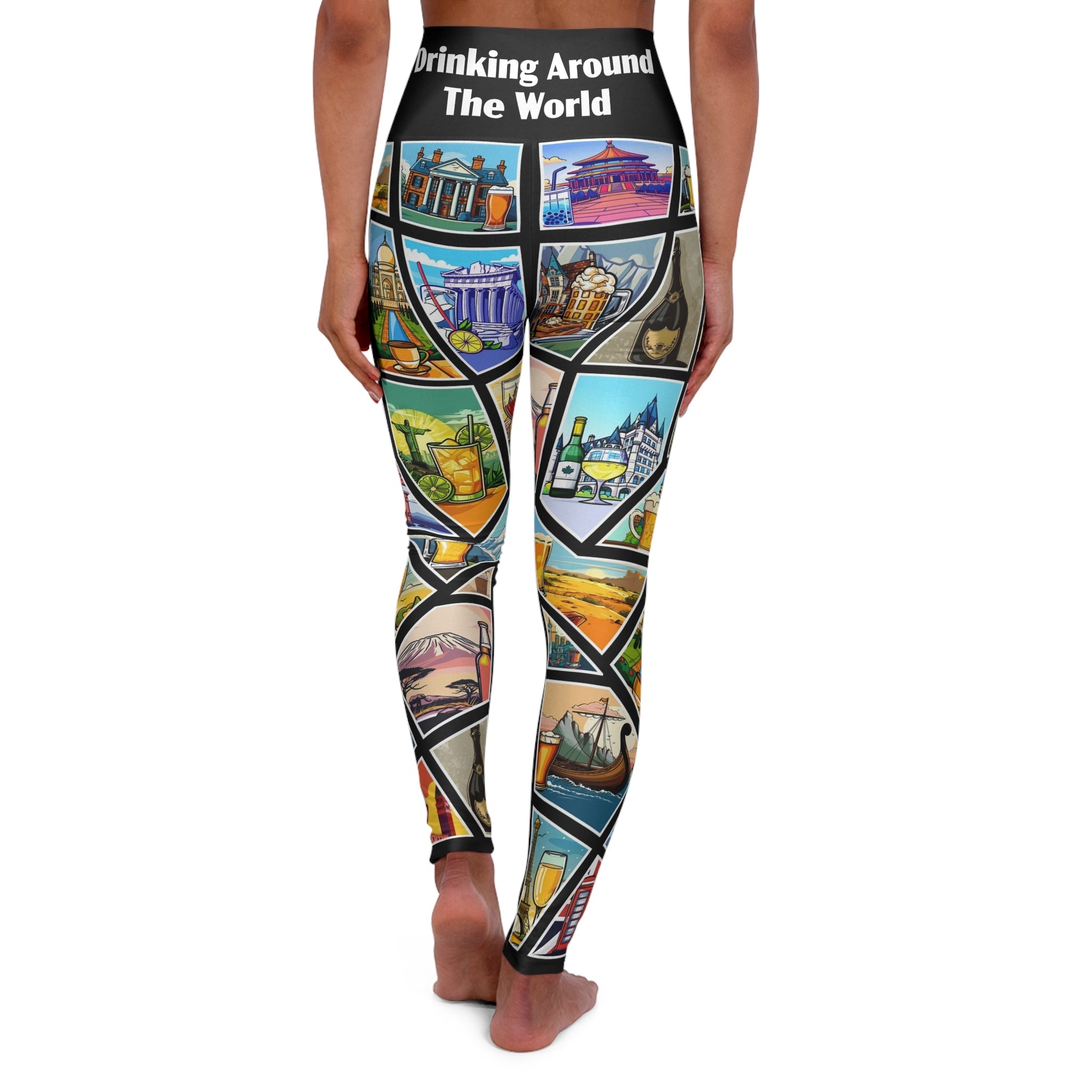 Global Sip N' Stretch Leggings - Booze Buddies