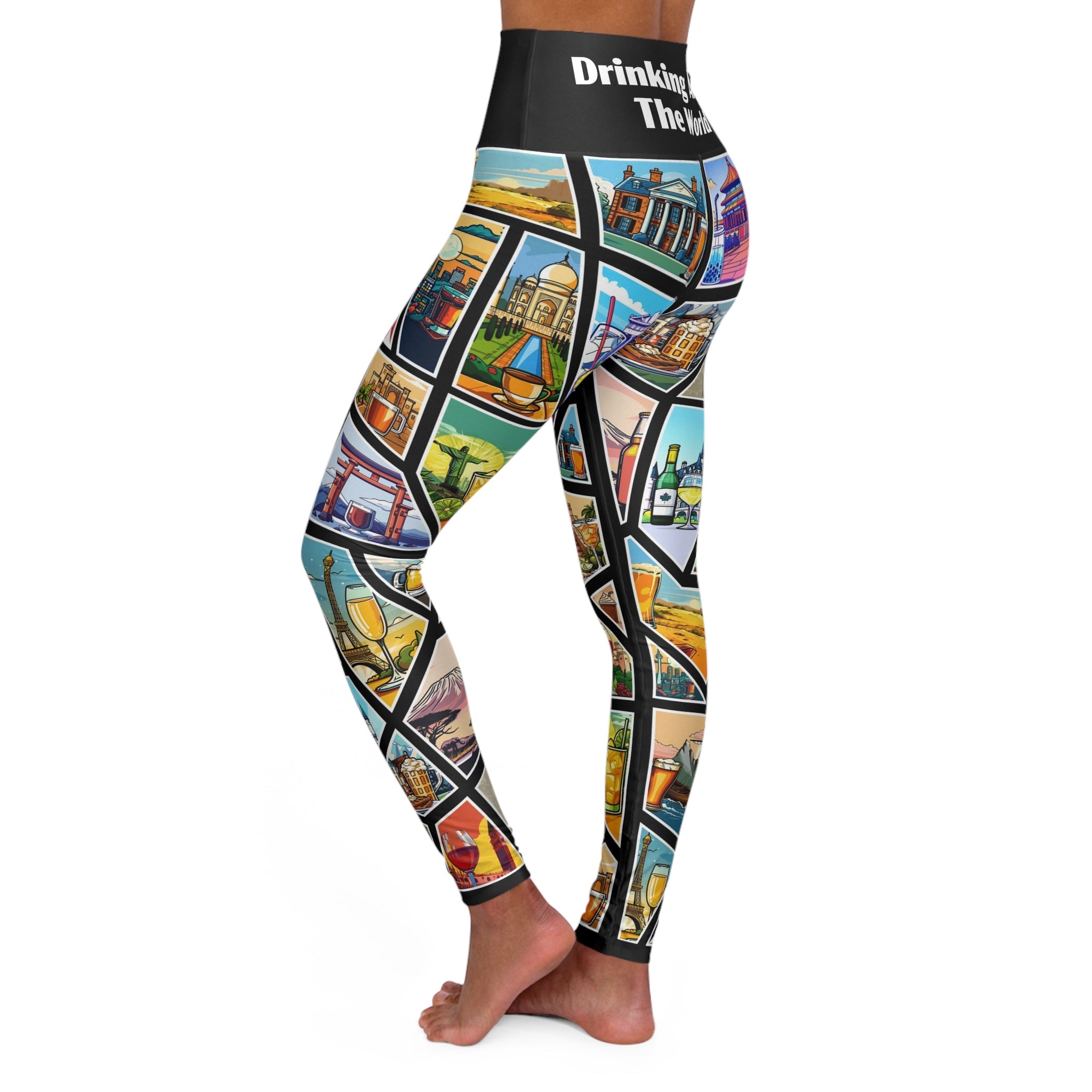 Global Sip N' Stretch Leggings - Booze Buddies
